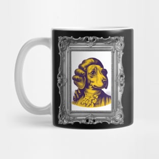 Rococo Doggo Funny Vintage Dog Portrait | Baroque | French | Fashion | Classical Art | History | Mug